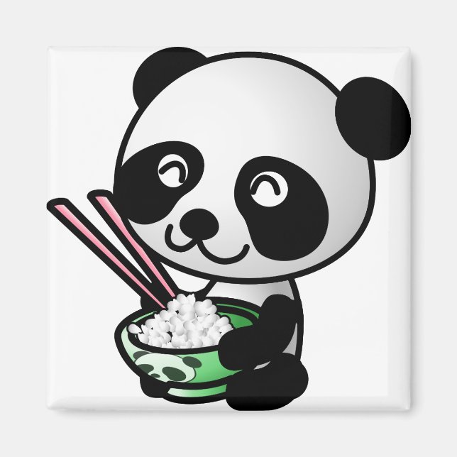 Eating Panda Magnet (Framsidan)