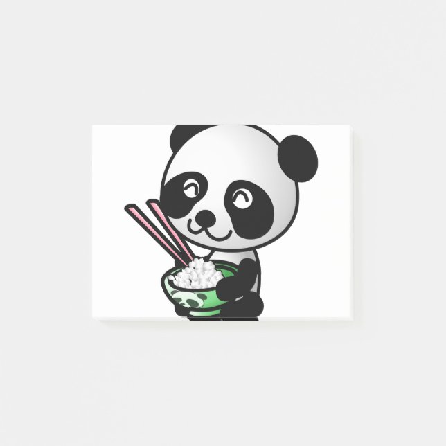 Eating Panda Post-it Block (Framsida)