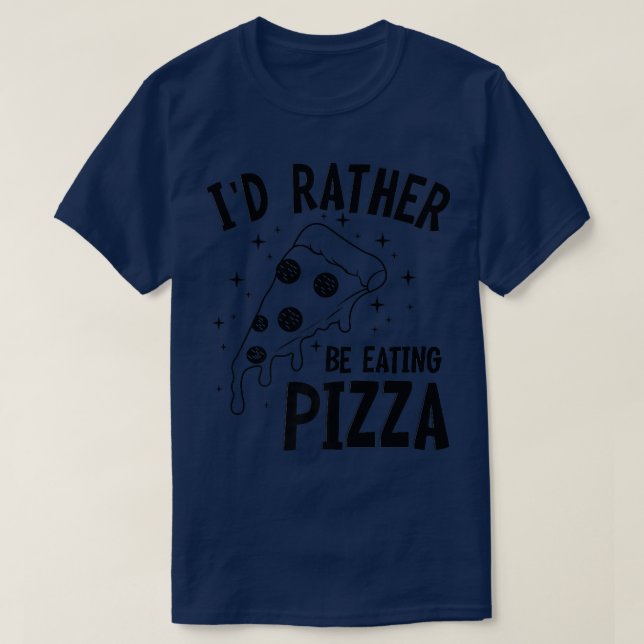 Eating Pizza Funny som säger Hobby Pizza Maker T Shirt (Design framsida)