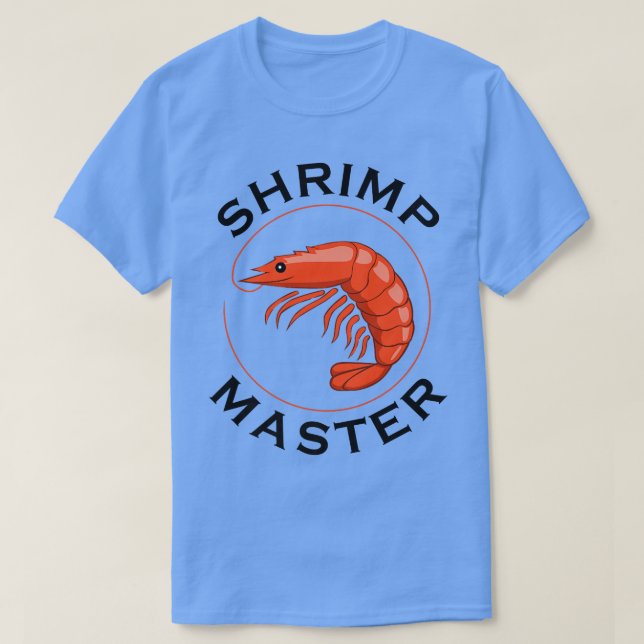 Eating Seafood Funny Shrimps Chef T Shirt (Design framsida)