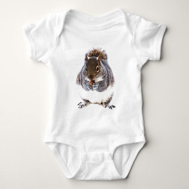 Eating Squirrel T Shirt (Framsida)
