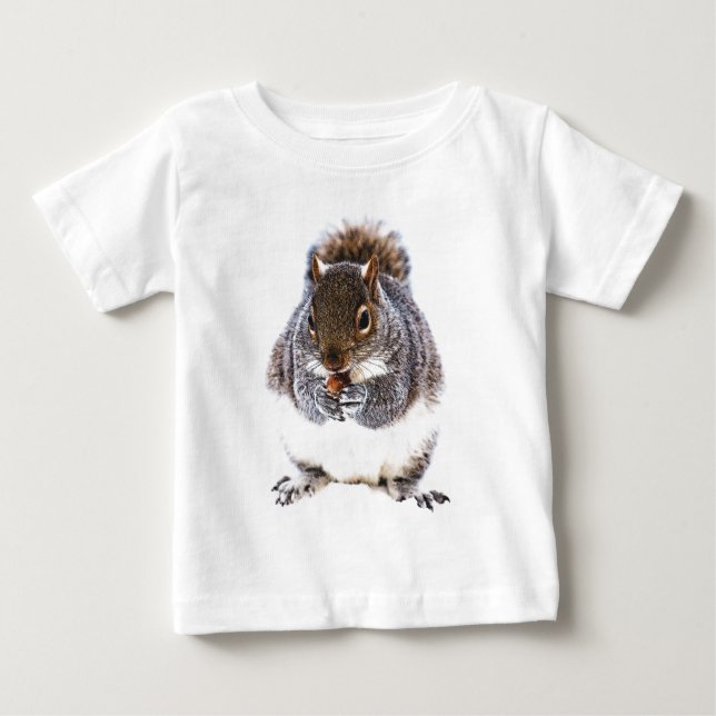 Eating Squirrel Tee Shirt (Framsida)