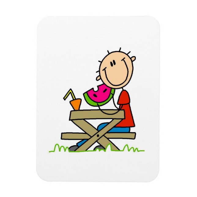Eating Watermelon Magnet (Vertikal)