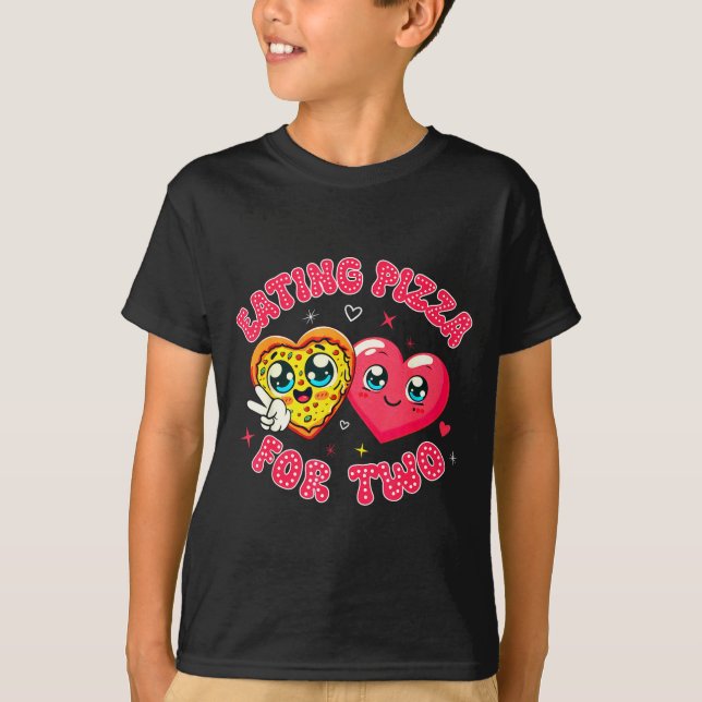 Eating Zza For Two Pregnancy Valentines Day New Mo T Shirt (Framsida)