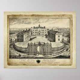 Eaton Hall English Land House Skriv ut 1 Poster