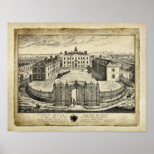 Eaton Hall English Land House Skriv ut 1 Poster