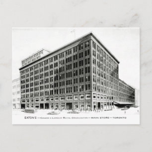 Eatons drottning St Toronto-illustration Vykort