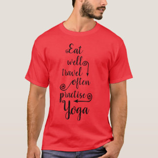 Eatravel Yoga 80-tals kille T Shirt