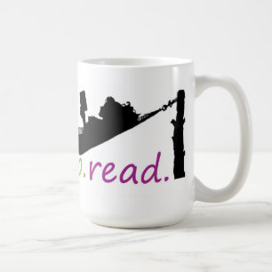 eatsleepread kaffemugg