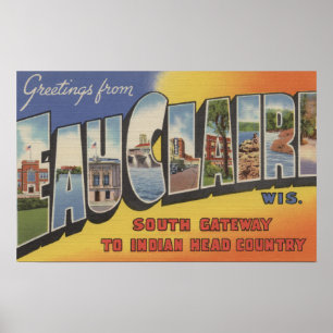 Eau Claire, Wisconsin - Stora Brev Scenes Poster