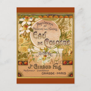 Eau De Cologne Ambree Vykort