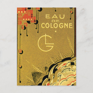 Eau De Cologne Guld Vykort