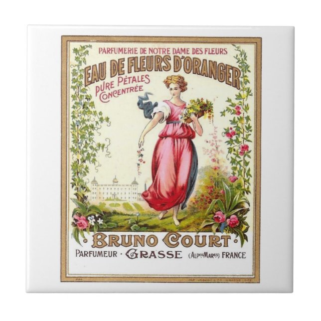 Eau de Fleurs Belägga med tegel Kakelplatta (Framsidan)