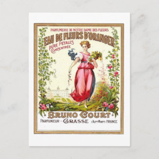 Eau de Fleurs d'Orangers Postcard Vykort