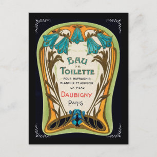 Eau de Toilette Doubigny Paris Vykort