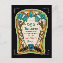 Eau de Toilette Doubigny Paris Vykort