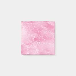 eau marbrée rose post-it block