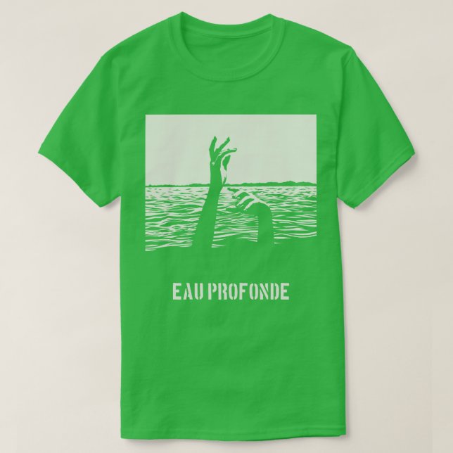 Eau Profonde Deep Vatten T Shirt (Design framsida)