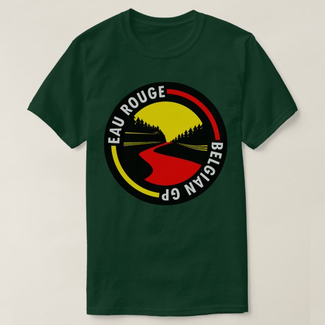 Eau Rouge Belgium GP Design T Shirt (Design framsida)
