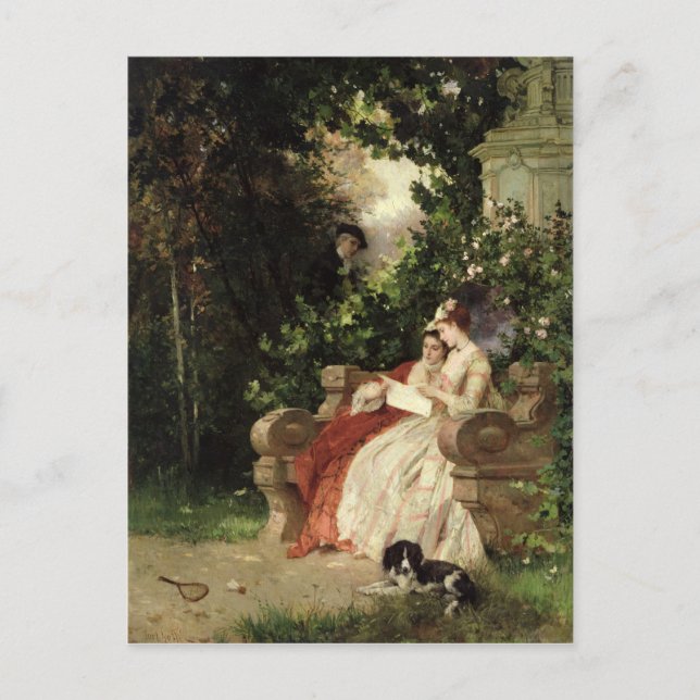 Eavesdropper, 1868 vykort (Framsida)