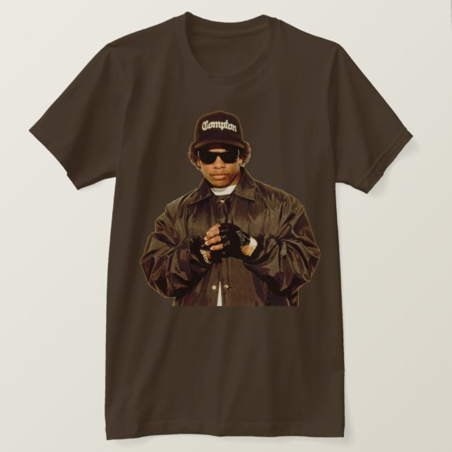 Eazy E Gangsta Rap 90-tal T Shirt (Design framsida)