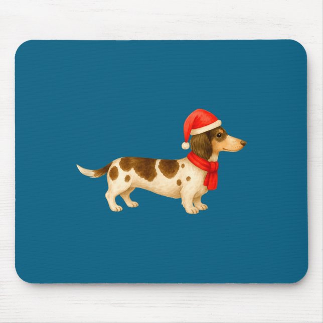 Ebald Christmas Dachshund E Funny Doxie Dog Mom  Musmatta (Framsidan)