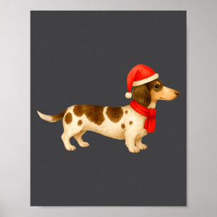 Ebald jul tax E rolig Doxie hundmamma Poster