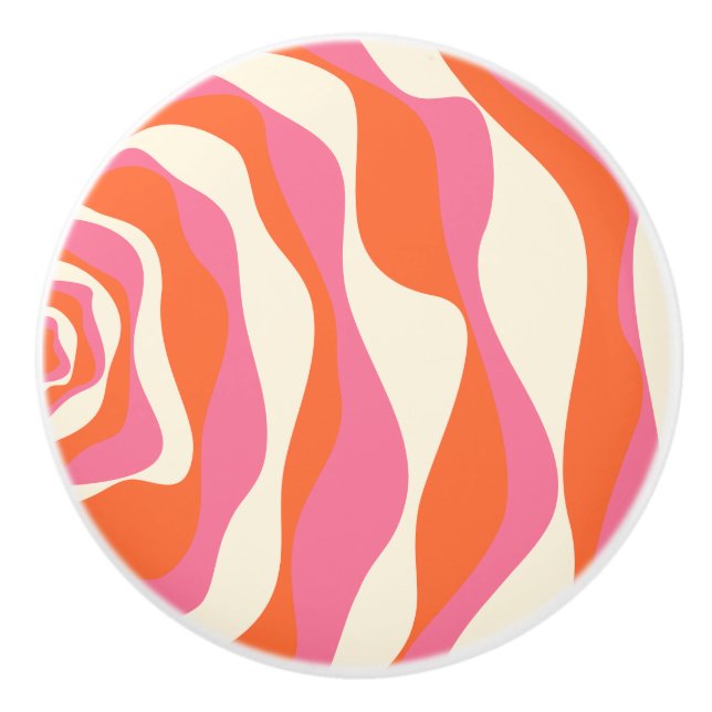 Ebb and Flow 4 - Rosa, Orange och Kräm Knopp (Framsidan)