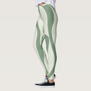 Ebb och Flow 4 i Grönt Leggings