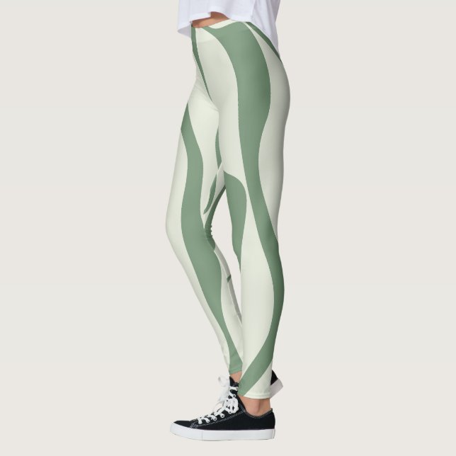 Ebb och Flow 4 i Grönt Leggings (Vänster)