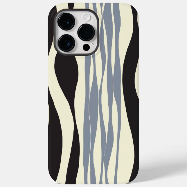 Ebb och Flow in Black, Grått and Cream (Baksida)