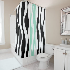 Ebb och Flow - Mint-Grönt, Vit och Svart