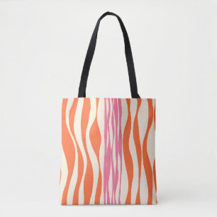 Ebb och Flow - Rosa, Orange och Cream Tygkasse