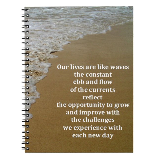 Ebb och Life Anteckningsbok Med Spiral (Framsidan)