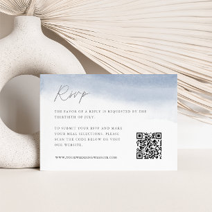 Ebb Tide Bröllop QR-kod OSA Kort