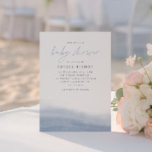 Ebb Tide Coastal Watercolor Baby Shower