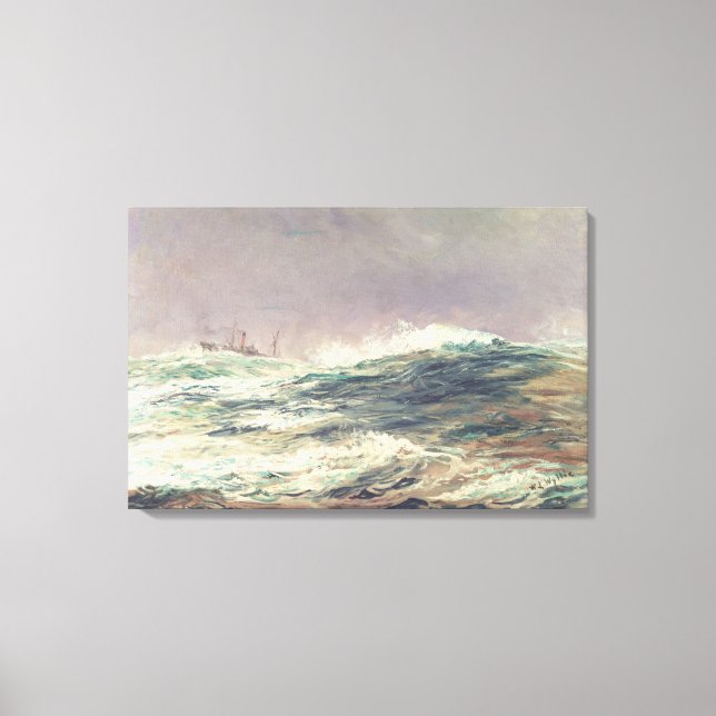 Ebb Tide, Long Reach, 1881 Canvastryck (Framsida)