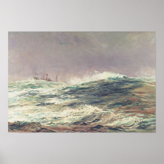 Ebb Tide, Long Reach, 1881 Poster (Framsidan)