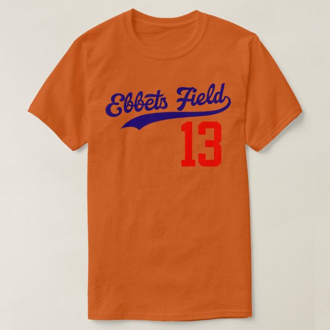 Ebbets Fält Defunct Baseball Stadium Est 1913 T Shirt (Design framsida)