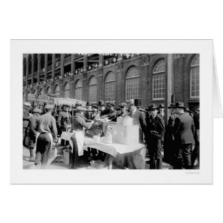 Ebbets Hett Hund Stället Baseball 1920 Hälsningskort