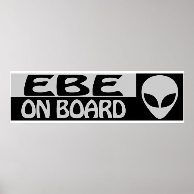 EBE OMBORD POSTER (Framsidan)