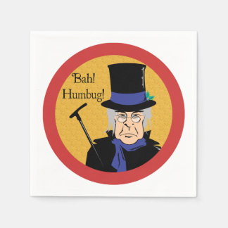 Ebenezer Scrooge Bah! Humbug! Pappersservett