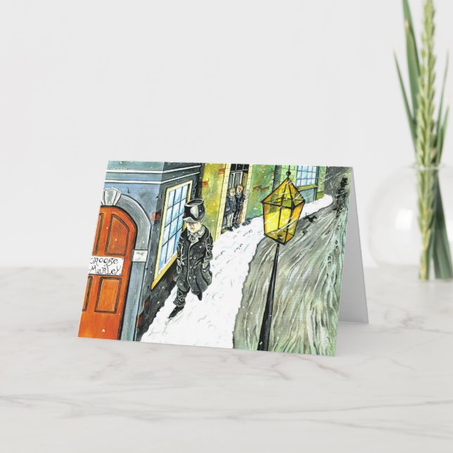 Ebenezer Scrooge Helgkort (Framsida)