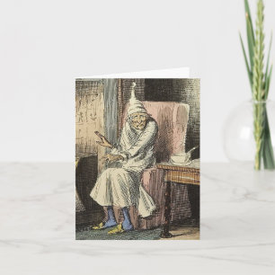 Ebenezer Scrooge Helgkort