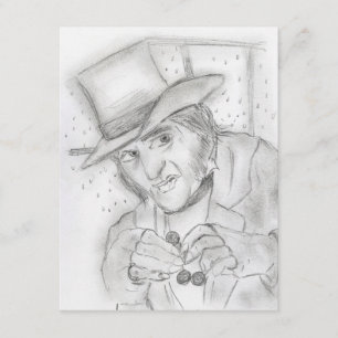 Ebenezer Scrooge partyinbjudan Inbjudningar