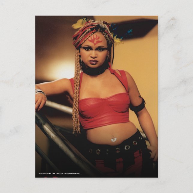 Ebenholts stammen vykort (Framsida)