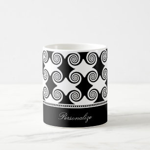 Ebenholts virvlar runt kaffemuggen kaffemugg
