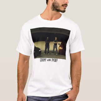 EBENHOLTSSVART ELFENBEN TEE SHIRT