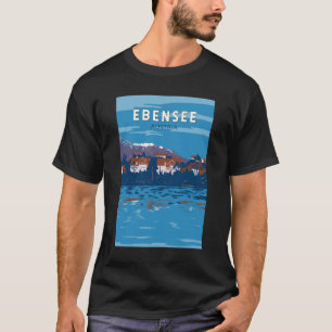 Ebensee Austria Travel Art Vintage T Shirt