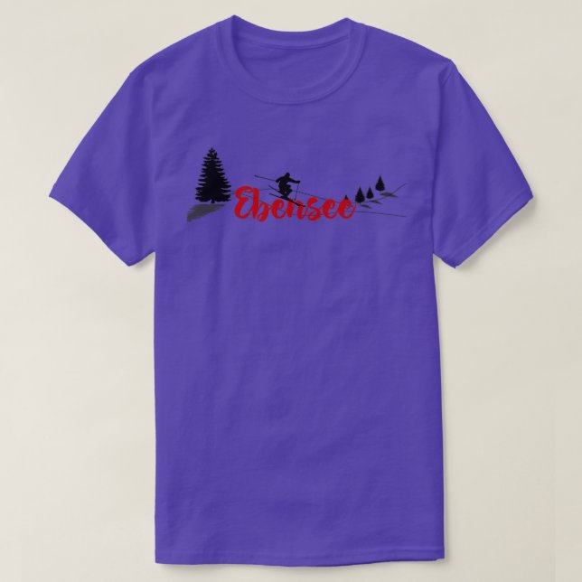 Ebensee Ski Long T Shirt (Design framsida)